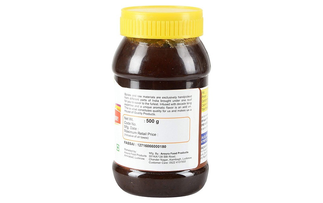 Aroura Navratan Chutney    Plastic Jar  500 grams